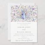 Invitation Pastel Classy Aquarelle Peacock Couples Douche<br><div class="desc">Classy Ornate Watercolor Peacock Collection - c'est une élégante aquarelle Illustration de paon floral pastel aquarelle, avec une touche minimaliste moderne. Idéal pour vos mariage et fêtes de classe moderne. Il est très facile de customiser, avec vos données personnelles. Si vous avez besoin d'un autre produit correspondant ou de la...</div>