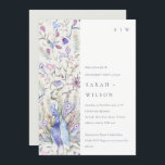 Invitation Pastel Classy Ornate Aquarelle Peacock Fiançailles<br><div class="desc">Classy Ornate Watercolor Peacock Collection - c'est une élégante aquarelle Illustration de paon floral pastel aquarelle, avec une touche minimaliste moderne. Idéal pour vos mariage et fêtes de classe moderne. Il est très facile de customiser, avec vos données personnelles. Si vous avez besoin d'un autre produit correspondant ou de la...</div>