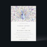 Invitation Pastel Classy Ornate Aquarelle Peacock Mariage<br><div class="desc">Classy Ornate Watercolor Peacock Collection - c'est une élégante aquarelle Illustration de paon floral pastel aquarelle, avec une touche minimaliste moderne. Idéal pour vos mariage et fêtes de classe moderne. Il est très facile de customiser, avec vos données personnelles. Si vous avez besoin d'un autre produit correspondant ou de la...</div>