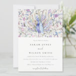 Invitation Pastel Classy Ornate Aquarelle Peacock Mariage<br><div class="desc">Classy Ornate Watercolor Peacock Collection - c'est une élégante aquarelle Illustration de paon floral pastel aquarelle, avec une touche minimaliste moderne. Idéal pour vos mariage et fêtes de classe moderne. Il est très facile de customiser, avec vos données personnelles. Si vous avez besoin d'un autre produit correspondant ou de la...</div>