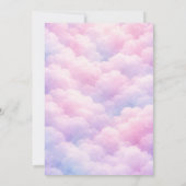 Invitation Pastel Cloud Unicorn Dreamscape Girl 10th Birthday (Dos)