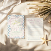 Invitation Pastel Coastal Bachelorette Week-end