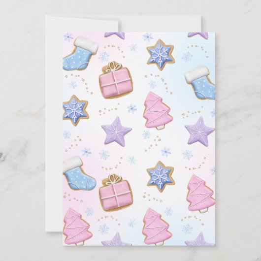 Invitation Pastel Cookies Exchange Party (Dos)