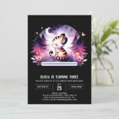 Invitation Pastel Cute Tiger Anniversaire (Debout devant)
