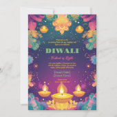 Invitation Pastel Diwali Délice (Devant)