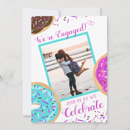 Invitation Pastel Donut (Devant)