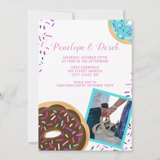 Invitation Pastel Donut (Dos)