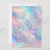 Invitation Pastel Dreamscape : Carnet de tourbillon holograph (Devant)