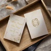 Invitation Pastel Elegant Boho Floral Watercolor Wedding