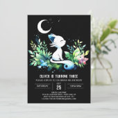 Invitation Pastel Elegant Chat Anniversaire (Debout devant)