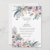 Invitation Pastel Elegant Garden Floral Mariage (Devant)