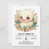 Invitation Pastel Enchanted Canard Anniversaire (Devant)