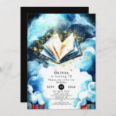 Invitation Pastel Enchanted Fun Stortbook Anniversaire (Devant / Derrière)