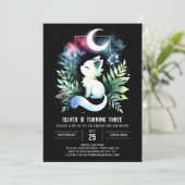 Invitation Pastel Enfants Chat Anniversaire (Debout devant)