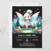 Invitation Pastel Fairy Anniversaire magique (Devant)