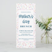 Invitation Pastel Fête des Mères Brunch (Debout devant)