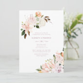 Invitation Pastel Floral (Debout devant)