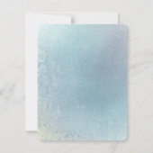 Invitation Pastel Floral Abstrait Vow Renouvellement (Dos)