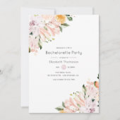 Invitation Pastel Floral Bachelorette (Devant)