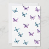 Invitation Pastel Floral Butterfly Baby shower (Dos)