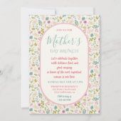 Invitation Pastel Floral Mother’s Day Brunch (Devant)