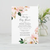 Invitation Pastel Floral Spring Drive Par Douche (Debout devant)