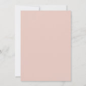 Invitation Pastel Florals Blush Peach Grey Mariage (Dos)