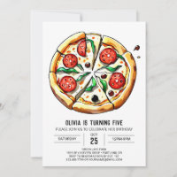Pastel Foodie Pizza Anniversaire
