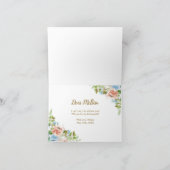 Invitation Pastel Garden Floral Serez-Vous Ma Servante D'Accu (Intérieur)