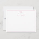 Invitation Pastel Garden Flowers from the Nursery Card (Devant)