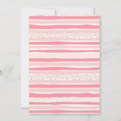 Invitation Pastel Girl Dinosaur Tutu Tea-Rex Premier annivers (Dos)