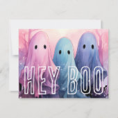 Invitation Pastel Goth Ghosts Fête d'Halloween (Devant)