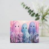 Invitation Pastel Goth Ghosts Fête d'Halloween (Debout devant)