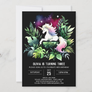 Invitation Pastel Happy Horse Anniversaire