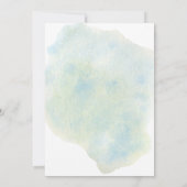 Invitation Pastel jardin secret mariage aquarelle (Dos)