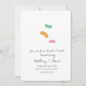 Invitation Pastel Jelly Candy Révélation de genre (Devant)