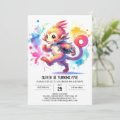 Invitation Pastel Joyful Monkey Anniversaire (Debout devant)
