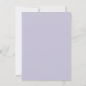 Invitation Pastel Lavender Lilac Wedding Finer Details (Dos)