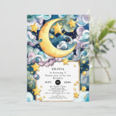 Invitation Pastel Magic Moon Anniversaire (Debout devant)