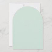 Invitation Pastel Mint and Coral Little Pearl Baby Shower (Dos)