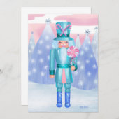 Invitation Pastel Nutcracker Candy King do-it-yourself Blond (Devant / Derrière)