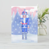 Invitation Pastel Nutcracker Snowflake King do-it-yourself Bl (Debout devant)