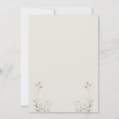 Invitation Pastel Pâques Brunch & Oeufs Chasse Bunny Panier O (Dos)