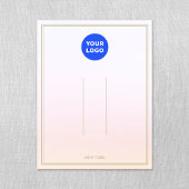 Invitation Pastel Pink Ajouter Logo Ombre Clip Display