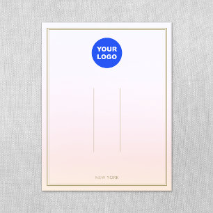 Invitation Pastel Pink Ajouter Logo Ombre Clip Display