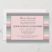 Invitation Pastel Pink Blue Green Photo CollegeTrunk Party (Dos)