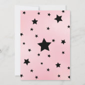 Invitation Pastel Pink Éffrayant 1er anniversaire (Dos)