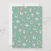 Invitation Pastel Pink Nutcracker Terre de sucreries Annivers (Dos)