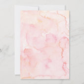 Invitation Pastel Pink Princess Château Royal 4e anniversaire (Dos)