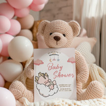 Pastel Pink Sleeping Nuage Bébé Dragon Anniversair